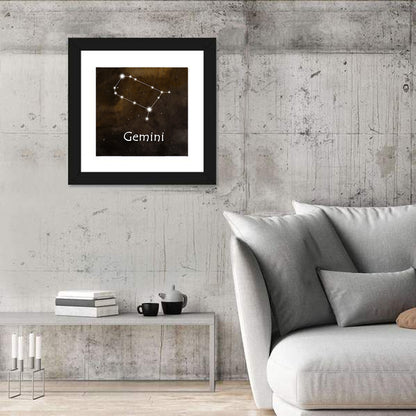 Gemini Constellation Wall Art