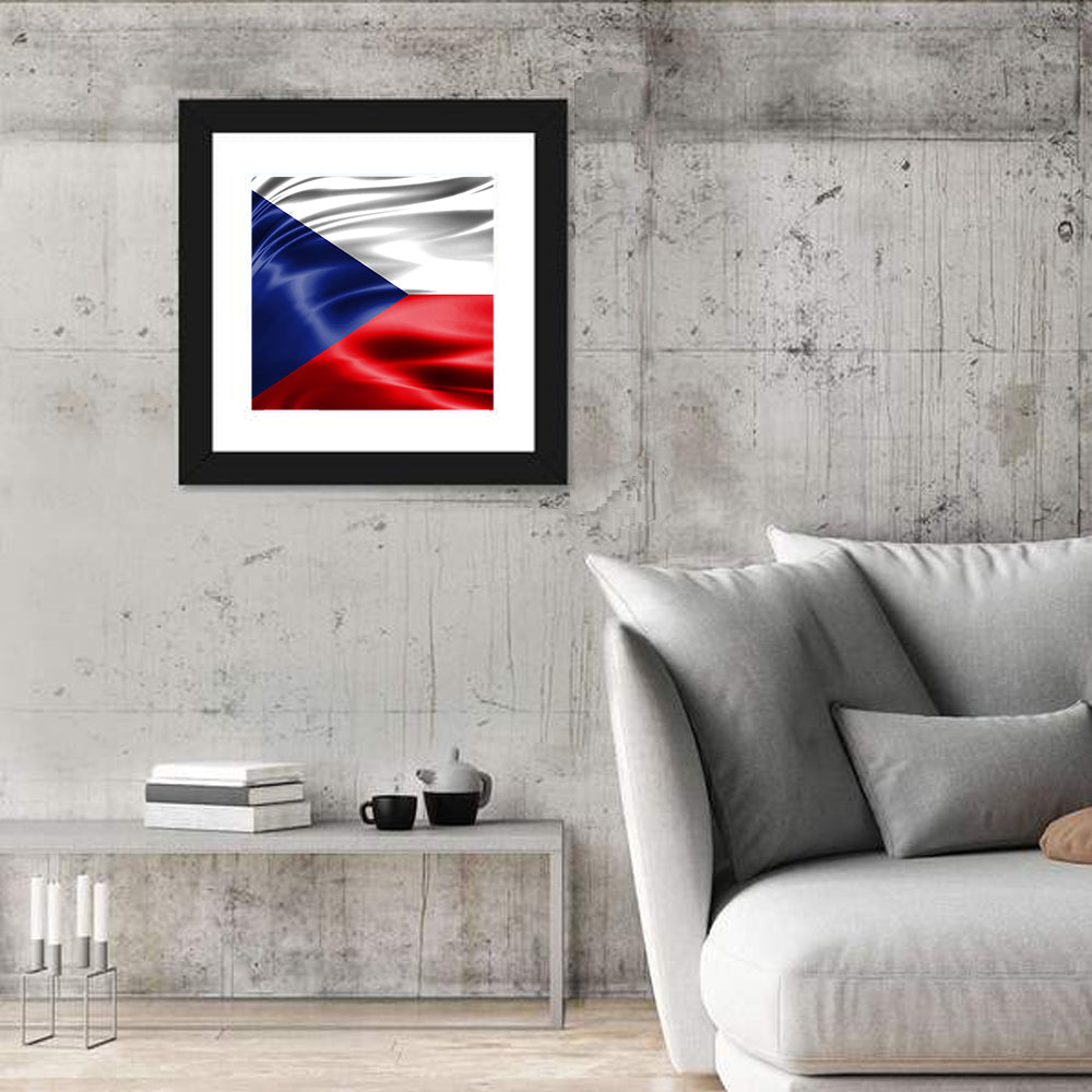 Czech Republic Flag Wall Art