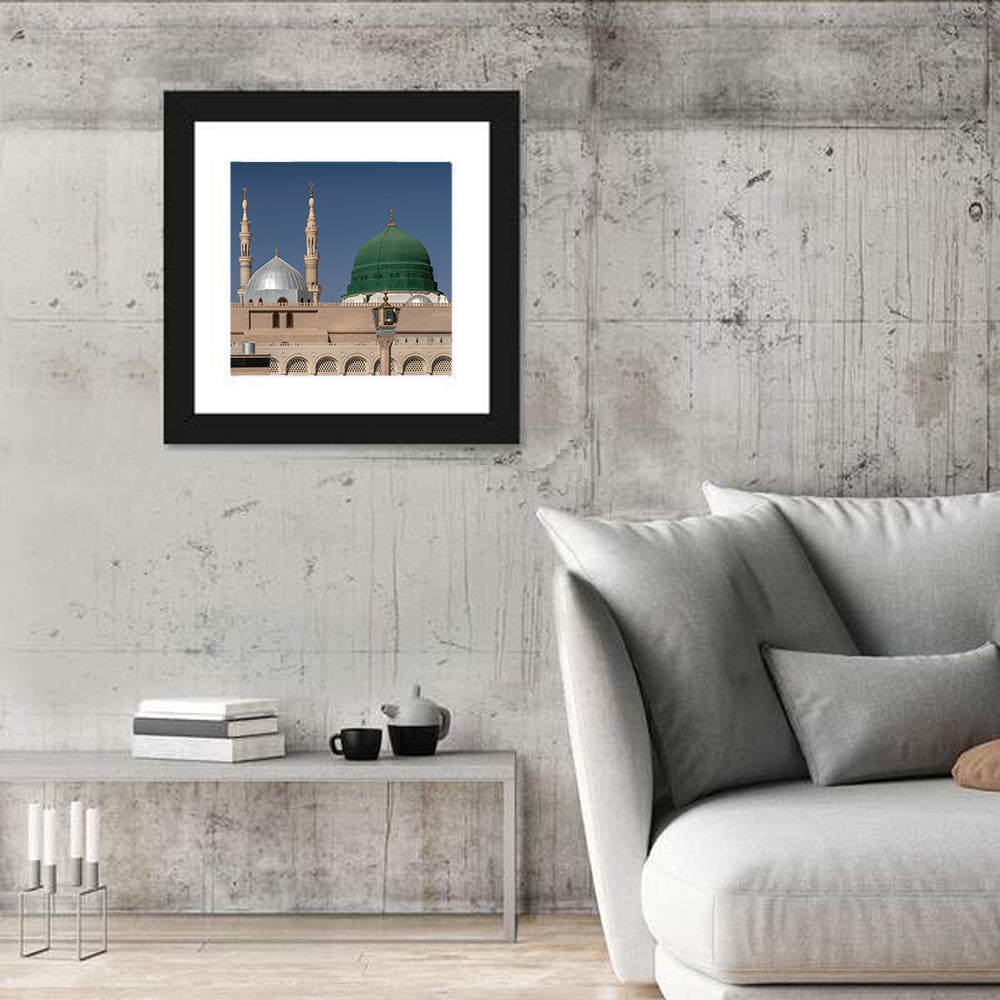 Green Dome of Al-masjid An-nabawi Wall Art