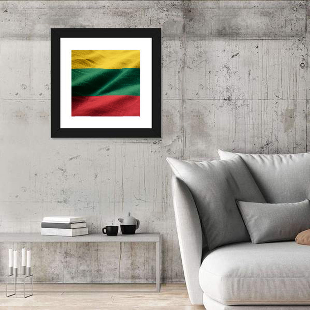 Lithuanian Flag Wall Art