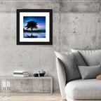 Lonely Tree Under Starry Sky Wall Art