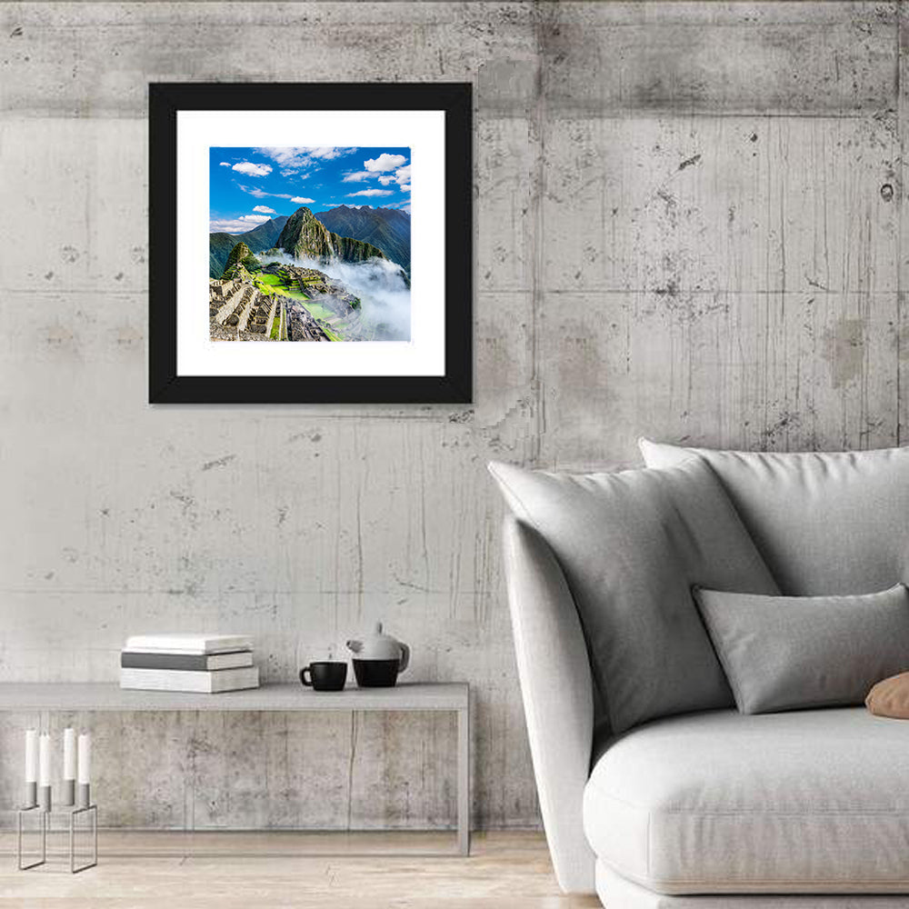 Machu Picchu Among Mountain Clouds Wall Art