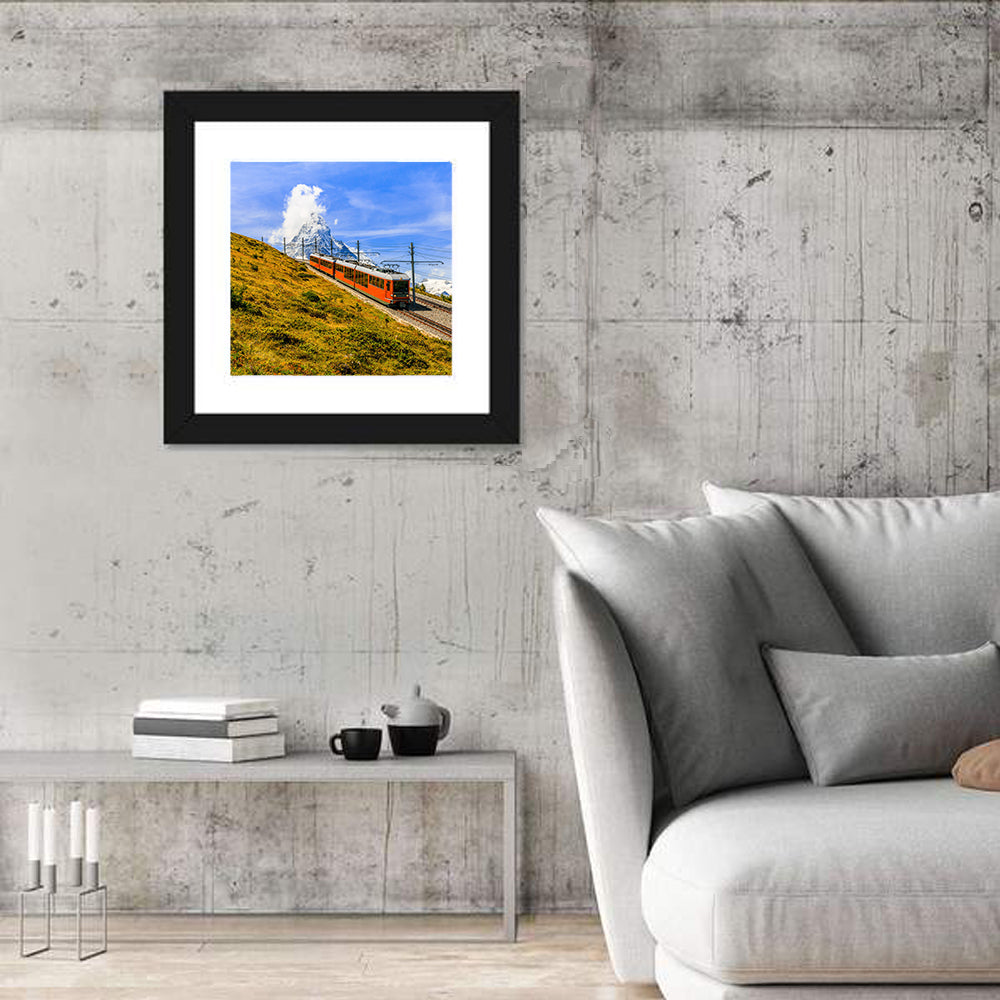 Gornergrat Railway at Zermatt Wall Art