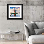Kinderdijk Windmills at Golden Hour Wall Art