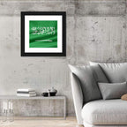Saudi Flag with Arabic Calligraphy Wall Art