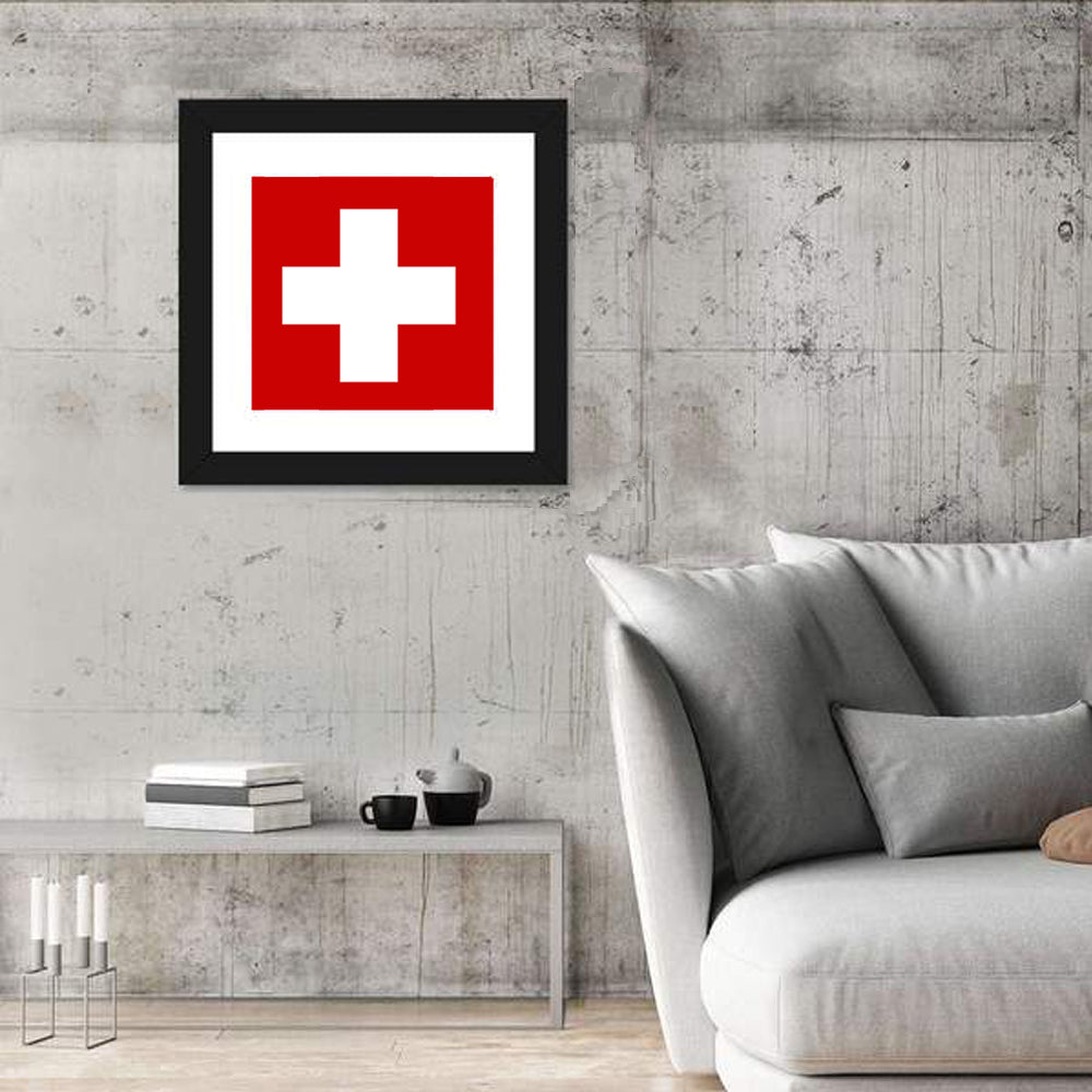 Flag Of Switzerland Wall Art