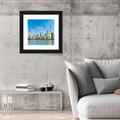 Lujiazui Skyline Shanghai Wall Art