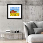 Nebraska Sunflower Barn Wall Art