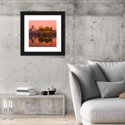 Golden Temple at Sunset, Amritsar Wall Art