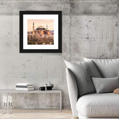 Hagia Sophia Dome and Minarets Wall Art
