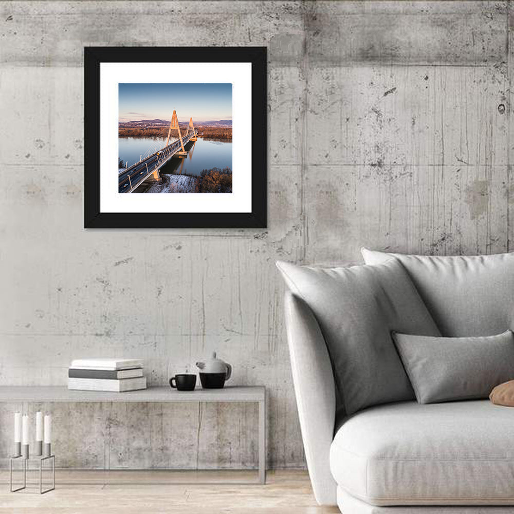 Megyeri Bridge Over the Danube Wall Art