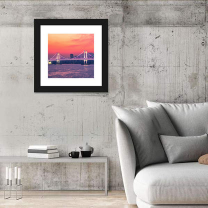 Gwangan Bridge Night Skyline Wall Art