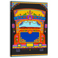 Colorful Indian Truck Illustration Wall Art