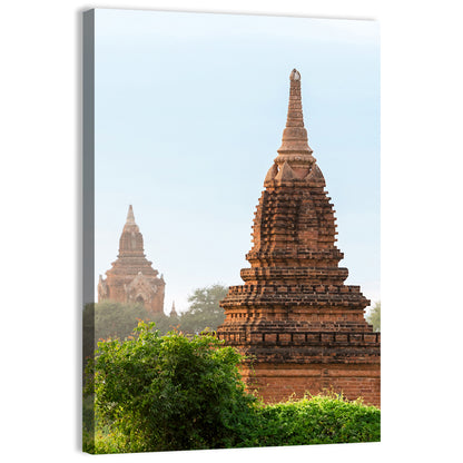 Ancient Pagodas In Bagan Myanmar Wall Art