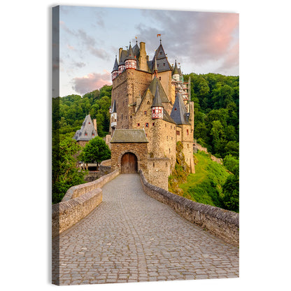 Eltz Castle at Dusk Wall Art