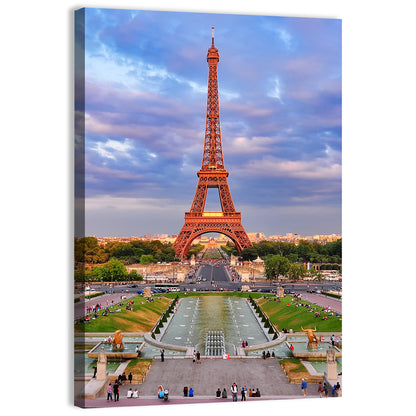Eiffel Tower at Golden Hour Wall Art