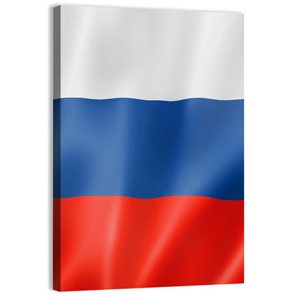 Russian Tricolor Flag Wall Art