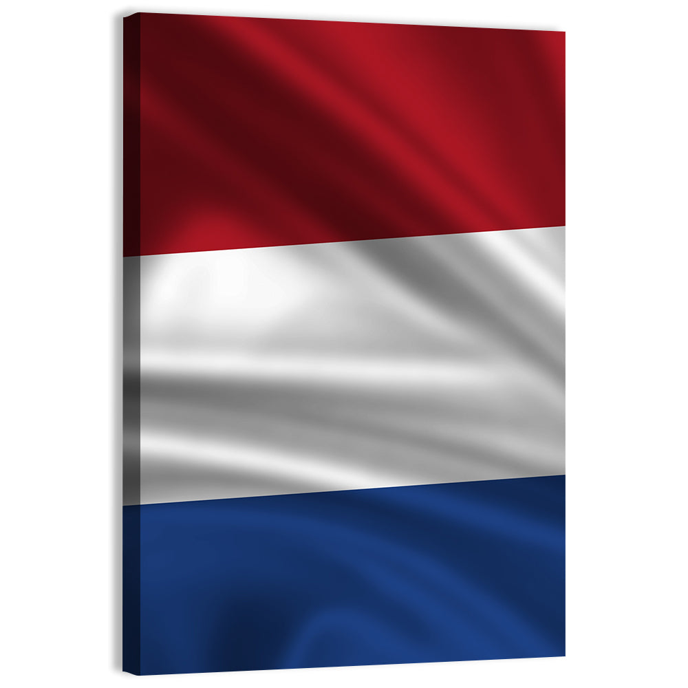 Dutch Tricolor Flag Wall Art