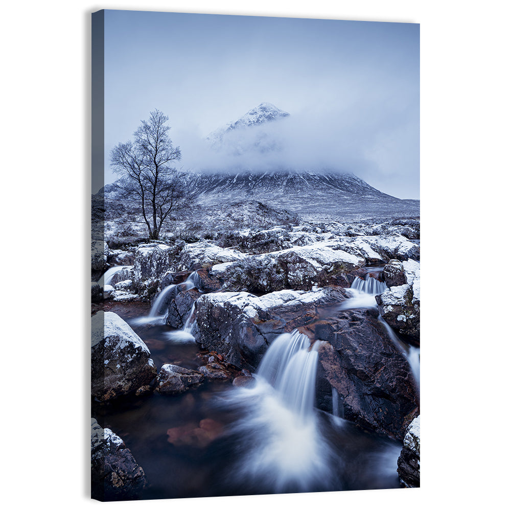 Buachaille Etive Mor Winter Mountain Wall Art