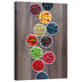 Ten Round Bowls of Berries Wall Art