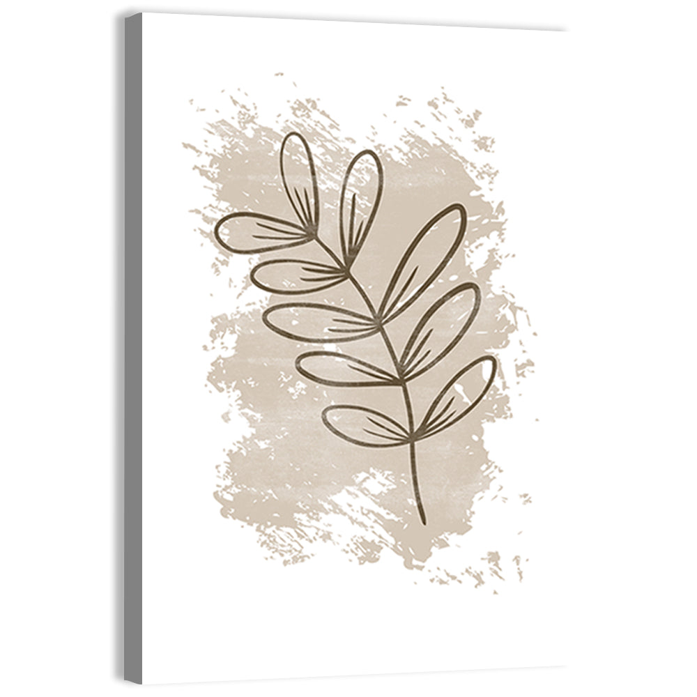 Centered Leaf Study Wall Art