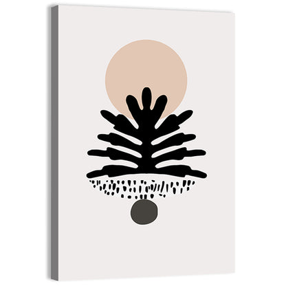 Textured Tropical Tree Wall Art
