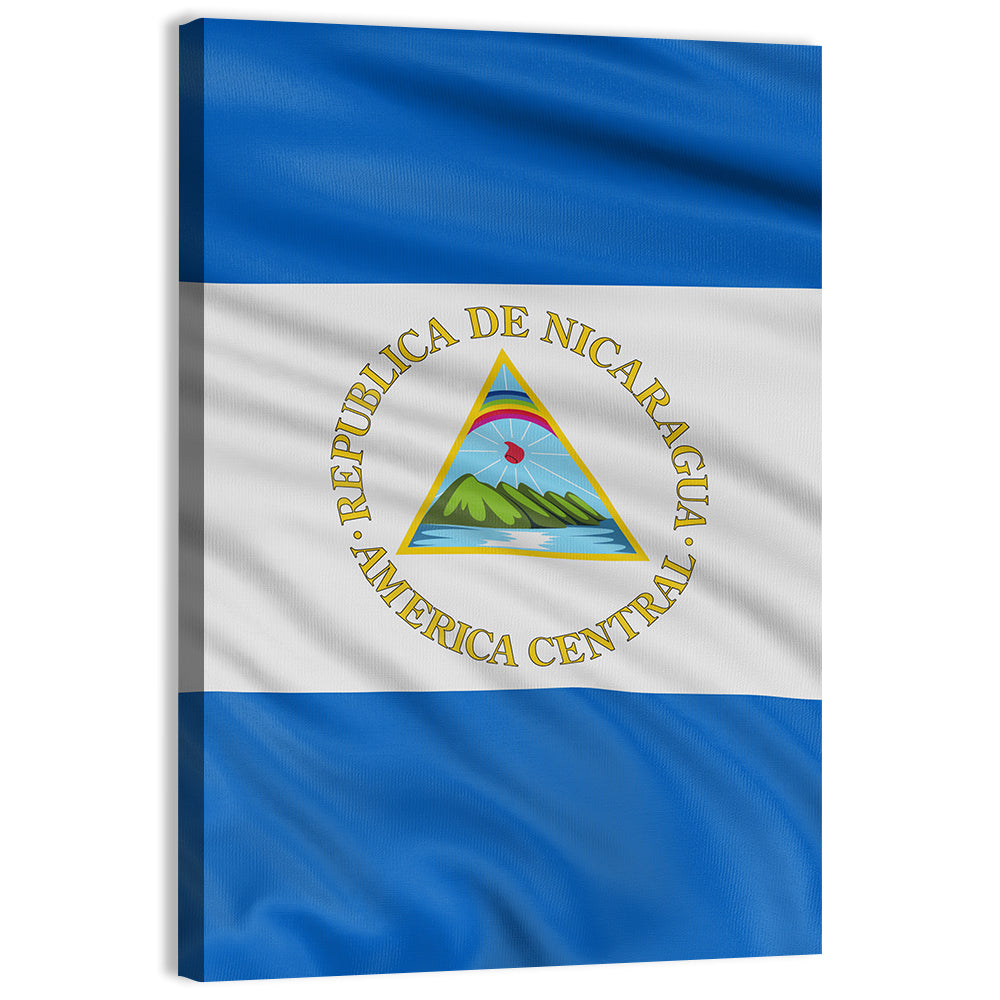 Flag Of Nicaragua Wall Art