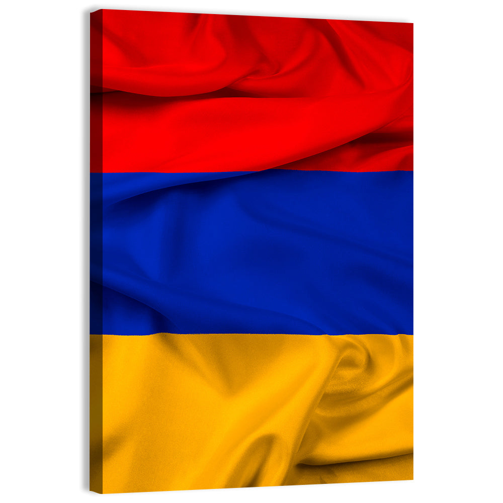 Waving Armenian Flag Wall Art