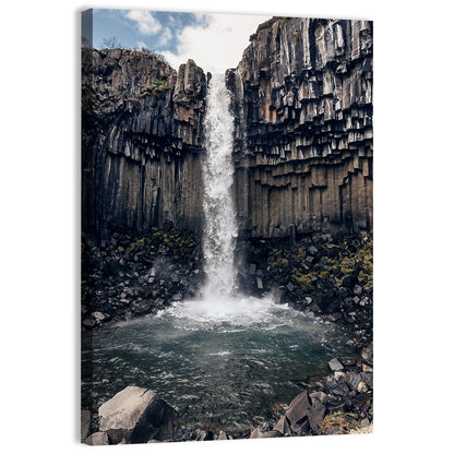 Svartifoss Basalt Waterfall Wall Art