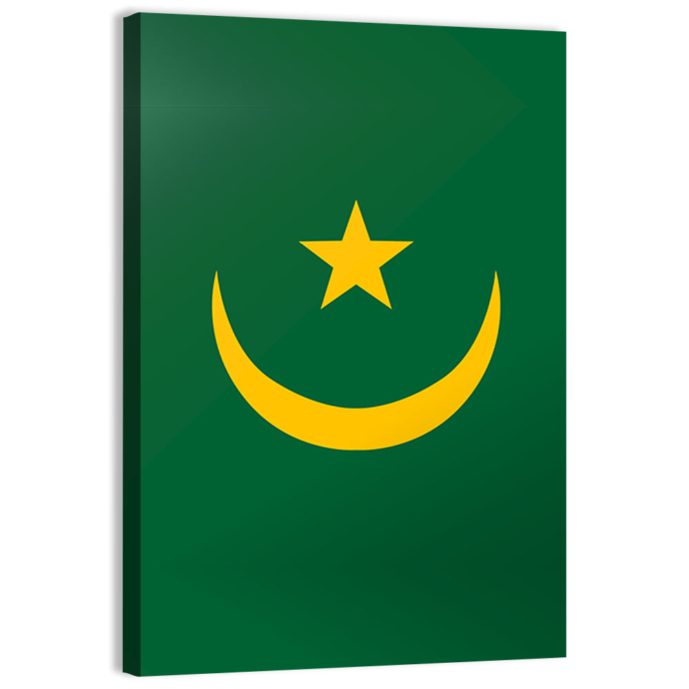 Flag Of Mauritania Wall Art