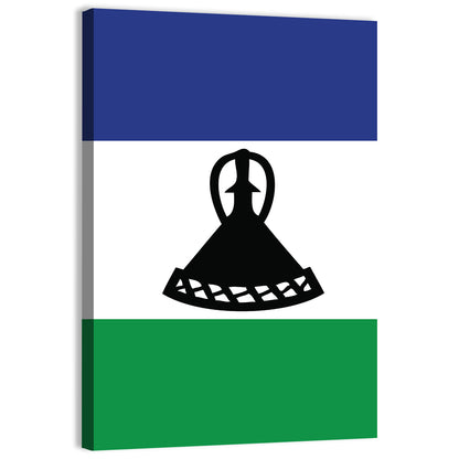 Flag Of Lesotho Wall Art