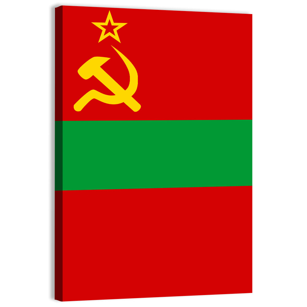 Flag Of Transnistria Wall Art