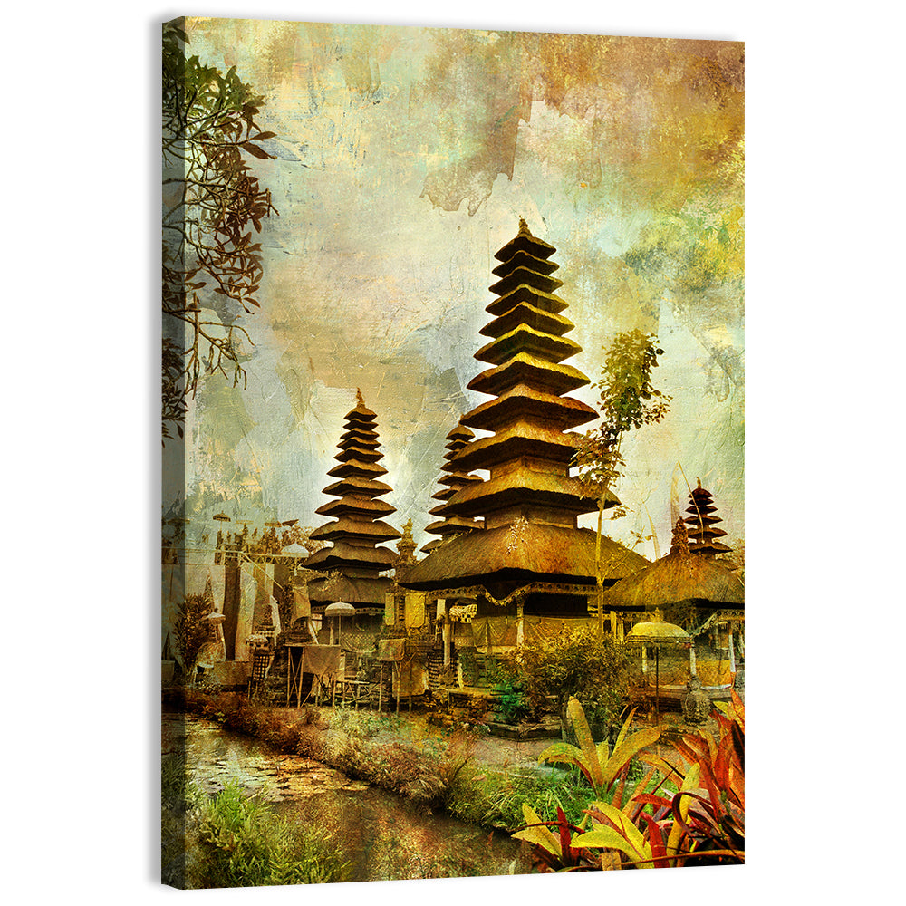 Balinese Meru Towers Wall Art