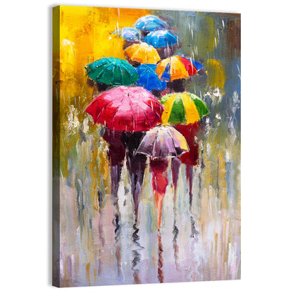 Rainy Day Oil Painting Wall Art