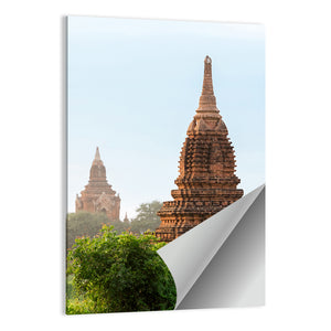 Ancient Pagodas In Bagan Myanmar Wall Art