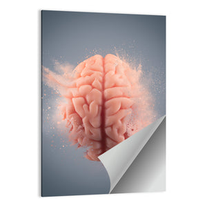 Human Brain CloseUp Wall Art