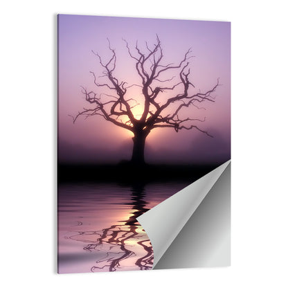 Bare Tree at Dawn Wall Art