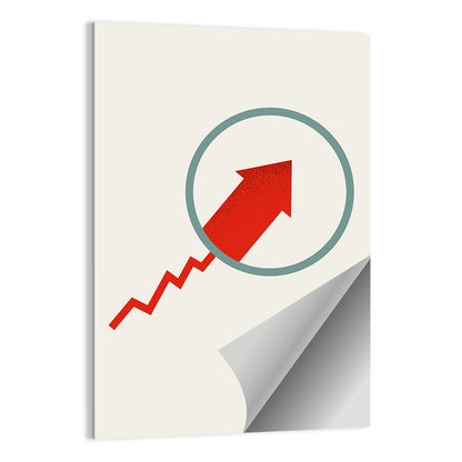 Market Growth Arrow Wall Art