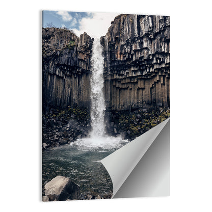 Svartifoss Basalt Waterfall Wall Art