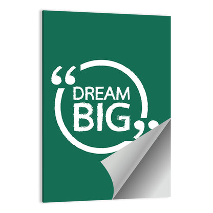 Dream Big Typography Wall Art