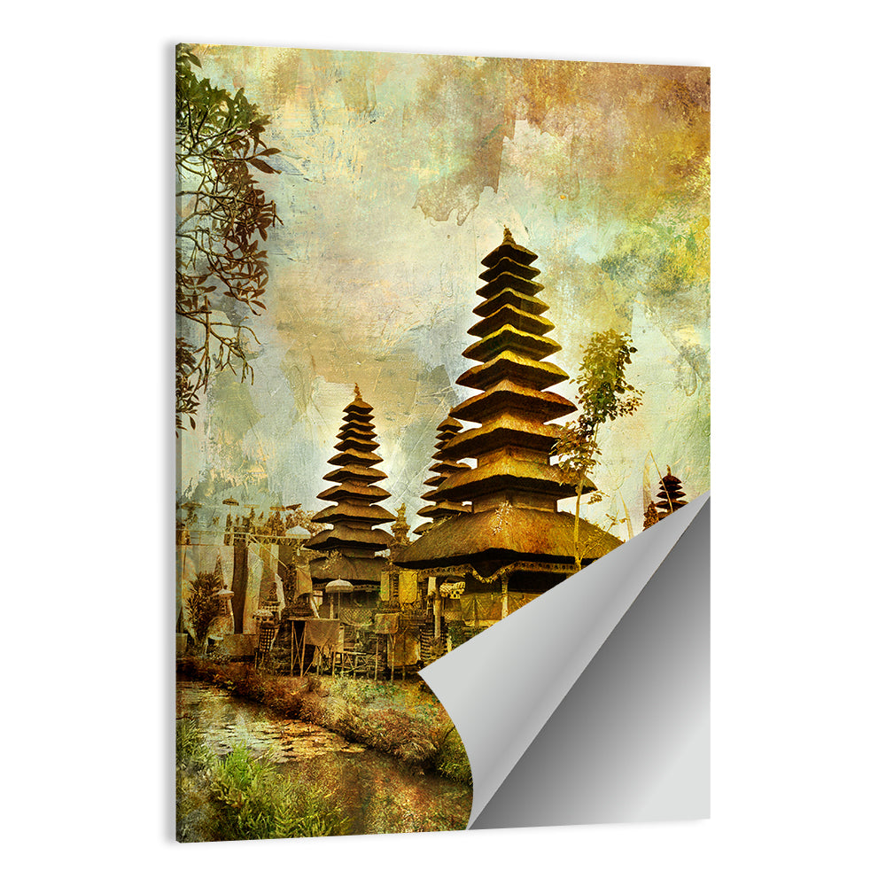 Balinese Meru Towers Wall Art
