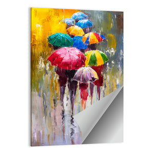 Rainy Day Oil Painting Wall Art