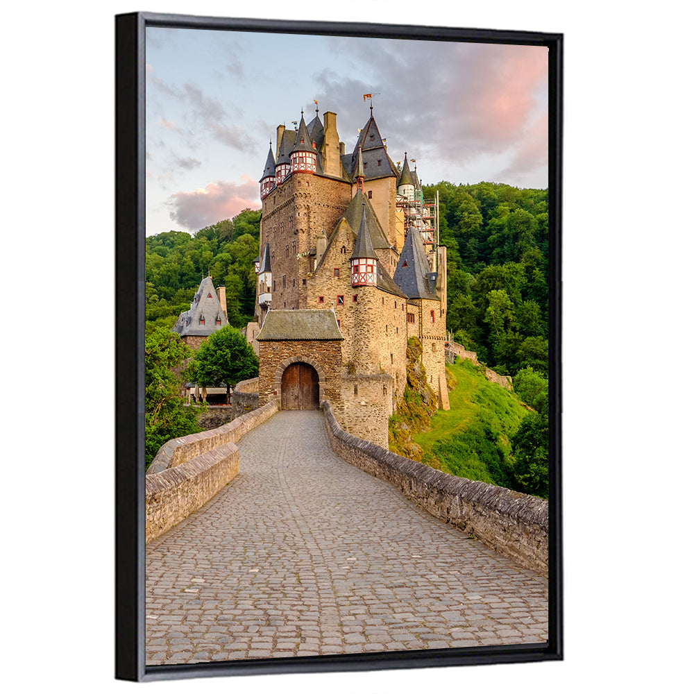 Eltz Castle at Dusk Wall Art