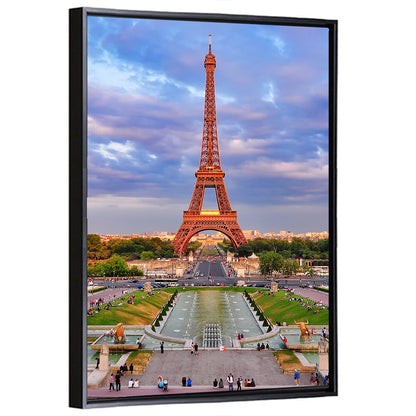 Eiffel Tower at Golden Hour Wall Art