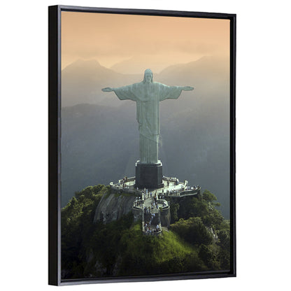 Christ the Redeemer at Golden Hour Wall Art