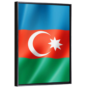 Flag Of Azerbaijan Wall Art