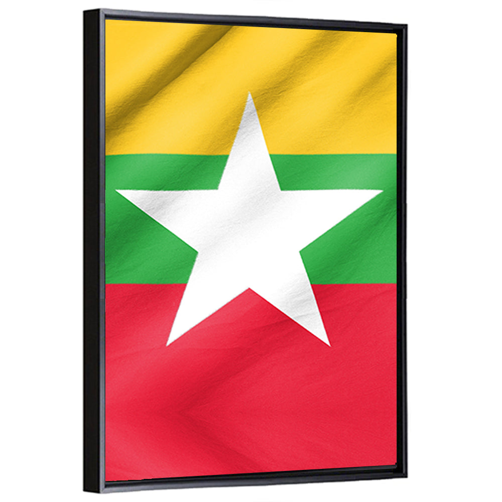 Flag of Myanmar Wall Art