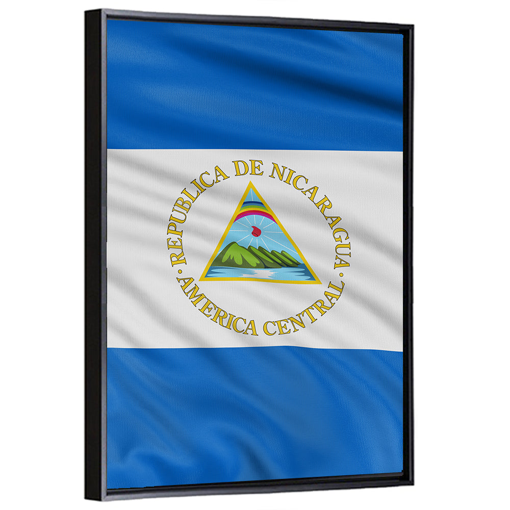 Flag Of Nicaragua Wall Art