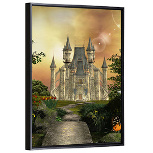 Castle In An Enchanted Garden Wall Art