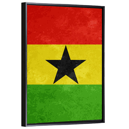 Flag Of Ghana Wall Art